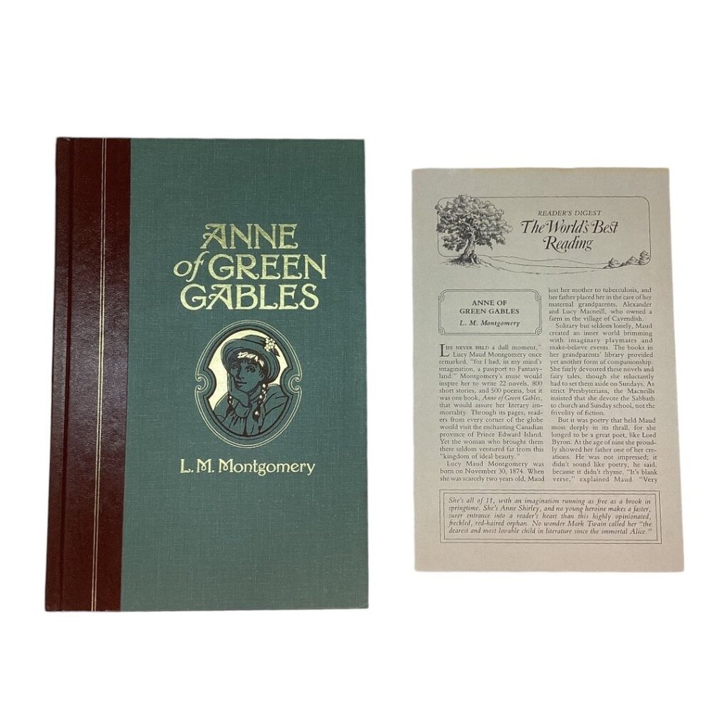 Anne Of‎ Green Gables By L.M. Montgomery Readers Digest 1992 Hardcover Edition